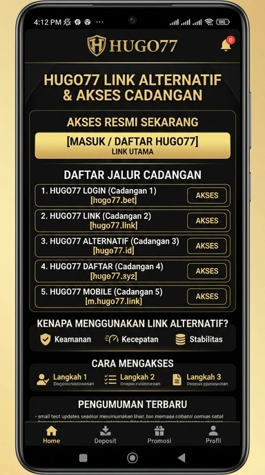 Link Alternatif Aman untuk Akses hugo77 di Indonesia