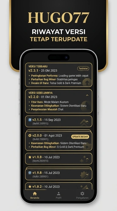 Riwayat Versi Aplikasi hugo77 untuk Pengguna Android